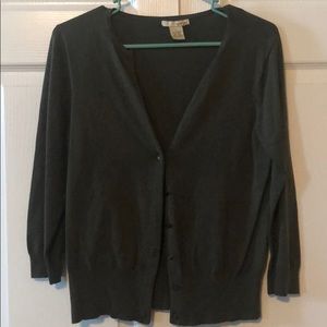 Dark green cardigan like new